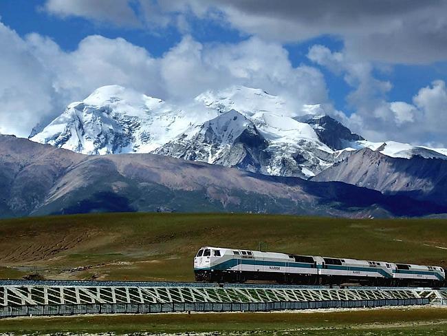 Trans-Siberian Railway crosses untouched by human territories. 